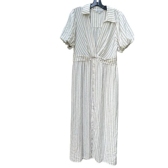 Derek Lam 10 Crosby Knot Waist Shirt Dress Size 48 XL - Picture 8 of 11